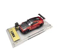 Modelo De Coche Vintage 1:64 para Nissan GTR R35 Lbwk LB Works 35GT-RR Modelo De Coche De Resina con Adornos De Moda Multicolor Decoraciones De Mesa(Red)