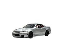 Modelo de Coche Vintage 1/64 para Nissan R34 GTR Z Tune Modelo Coche Deportivo Escala De Aleación De Coche para Un Amigo Juguetes Sorpresa Decoraciones de Mesa