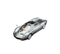 Modelo De Coche Vintage 1:64 para Pagani Fancy Codalunga Long-Tail Hec Modelos De Coches De Aleación Limitados Colección Sports Hobbyist Decoraciones De Mesa