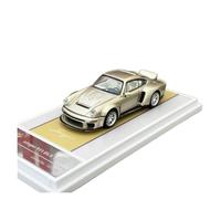 Modelo De Coche Vintage 1:64 para Porsche Singer 911 DLS Turbo Aleación Simulación Superdeportivo Modelo Coche Metal Fundido A Presión Modelo Decoraciones De Mesa(Gold)