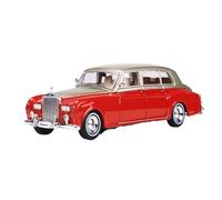 Modelo De Coche Vintage 1:64 para Rolls-Royce Phantom Vi Sexta Generación Colección Simulación Roja Modelo De Coche Aleación Top Dorado Decoraciones De Mesa
