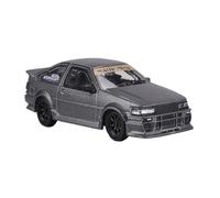 Modelo De Coche Vintage 1:64 para Toyota AE86 Versión Modificada Carrocería Ancha Viaje Colección Coches Aleación Recuerdo De Fiesta Cumpleaños Decoraciones De Mesa(Gray)