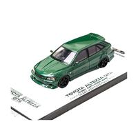 Modelo De Coche Vintage 1:64 para Toyota Altezza Bite The Shark Bicicleta/Set Aleación Modelo Vehículo Fundición A Presión Decoración Exhibición Decoraciones De Mesa(Green)