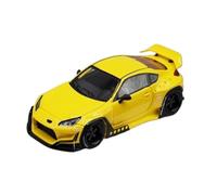 Modelo De Coche Vintage 1:64 para Toyota Rocket Bunny GR86 Amarillo Modelo De Simulación De Coche A Escala Fundido A Presión Decoraciones De Mesa