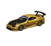 Modelo De Coche Vintage 1:64 para Toyota Supra A80 Top Secret GT300 Modelo De Coche De Aleación Decoraciones para Escaparate Decoraciones De Mesa