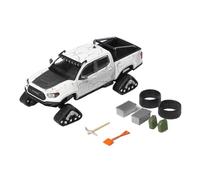 Modelo De Coche Vintage 1:64 para Toyota Tacoma Snow Edition Vehículo Raro Modelo De Coche De Aleación De Metal Colección De Interior Decoraciones De Mesa(White)