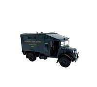 Modelo de Coche Vintage 1:76 para Austin K2 Coal Ambulance Modelo De Coche De Aleación Modelo Estático Adorno De Ingeniería Negro Decoraciones de Mesa