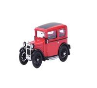 Modelo De Coche Vintage 1/87 para BMW Dixi 1929 Modelo De Coche De Resina Retro Rojo Hecho A Mano Adornos De Coches Clásicos Decoraciones De Mesa
