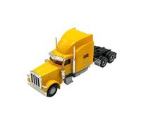 Modelo De Coche Vintage 1:87 para El Modelo De Camión Tractor Peterbilt Colección De Adornos Clásicos Realistas Multicolor Popular Decoraciones De Mesa(Yellow)