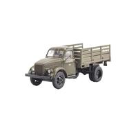 Modelo De Coche Vintage 1:87 para El Transporte Tropas Soviético GAZ-51T Camiones Ligeros Campo Batalla Modelo Coche Aleación Simulado Recuerdo Decoraciones De Mesa