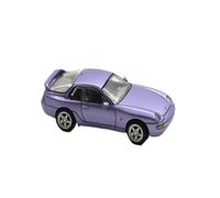 Modelo De Coche Vintage 1/87 para Porsche 968 Clásico Estilo Retro Resina Vehículo Exhibición Festiva Púrpura Decoraciones De Mesa
