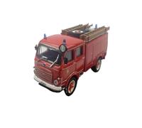 Modelo De Coche Vintage Camión De Bomberos Atlas Om Tigrotto Modelo Metal Vehículo De Trabajo Modelo Decorativo Fundición A Presión Escala 1:72 Decoraciones De Mesa