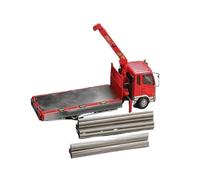 Modelo De Coche Vintage Camión Grúa Mitsubishi De Aleación Simulación Limitada Modelo 1:64 Camión Grúa Mediano Camión De Juguete Decoraciones De Mesa(Red)