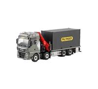 Modelo De Coche Vintage Camión Man TGX XXLEuro 6c PK 480 TEC7 con Grúa Escala 1:50 Modelo De Aleación Decoración Camión De Metal Decoraciones De Mesa