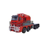 Modelo De Coche Vintage Camión Remolque De Nicolas Modelo Tren Aleación Fundida A Presión Escala 1:50 Vehículo Juguete Metal Fundido A Presión Decoraciones De Mesa(Red)