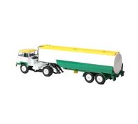 Modelo De Coche Vintage Camión Transportador Estático Aleación Modelo Coleccionable Remolque Fundición A Presión Unic Semi-Remorque Escala 1:43 Decoraciones De Mesa