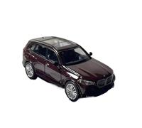 Modelo De Coche Vintage Coche De Juguete De Metal Fundido A Presión BMW X5 G05 A Escala 1/64 Ideal como Modelo Colección O Recuerdo Navideño Decoraciones De Mesa(Brown)