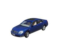 Modelo de Coche Vintage Colección De Modelos Coches Simulación Aleación Nissan Teana De Primera Generación A Escala 1:18 con Adornos Terminados Decoraciones de Mesa(Blue)