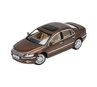 Modelo De Coche Vintage Colección De Modelos De Coches De Aleación Sedán De Simulación Volkswagen Phaeton W12 A Escala 1:64 Decoraciones De Mesa(Brown)