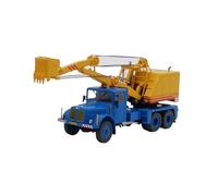 Modelo De Coche Vintage Excavadora Camión Tatra 111 D-030 Modelo Coche Aleación Escala 1:43 Vehículo Ingeniería Azul para Exhibición Interiores Decoraciones De Mesa