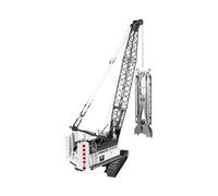 Modelo De Coche Vintage Excavadora De Cable sobre Orugas Liebherr HS8100 HD Escala 1:50 Modelo De Coche De Aleación Decoración RARA Recuerdo Decoraciones De Mesa