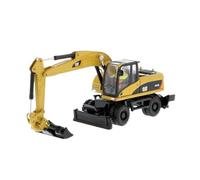 Modelo De Coche Vintage Excavadora De Ruedas Cat M318D (Escala 1:87) - Camión Ingeniería De Construcción Alta Gama Juguete para Coche Tipo 85177 Decoraciones De Mesa