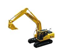 Modelo De Coche Vintage Excavadora Shantui SE215 A Escala 1:35 Vehículo Construcción Aleación Bulldozer Colección ¡Aprovecha Las Vacaciones Decoraciones De Mesa
