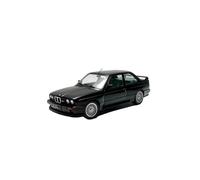 Modelo De Coche Vintage Exhibición De Modelo De Coche Estático De Aleación Negra De BMW E30 Sport EVO Sedan Fundición A Presión 1:18 Decoraciones De Mesa