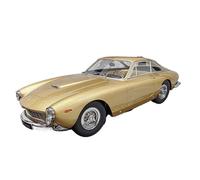 Modelo De Coche Vintage Ferrari 250 GT 1962 - Modelo Coche De Aleación A Gran Escala (Escala 1/18) Edición Coleccionista Adornos para Vehículos Decoraciones De Mesa(Gold)