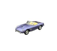 Modelo De Coche Vintage Ferrari 250GT California Edition - Coche A Escala 1:64 Fundido A Presión Multicolor Capó Delantero con Apertura Decoraciones De Mesa(Purple)