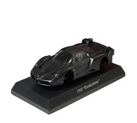 Modelo De Coche Vintage Ferrari FXX Evoluzione - Modelo De Coche De Aleación Oculta En Negro Mate Escala 1:64 Colección De Vehículos Decoraciones De Mesa