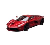 Modelo De Coche Vintage Ferrari LaFerrari Hamilton Edition - Modelo De Coche De Aleación con Puerta Completa Color Rojo Metalizado Escala 1:18 Decoraciones De Mesa
