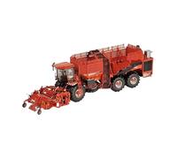 Modelo de Coche Vintage Maqueta De Cosechadora Holmer T440 A Escala 1:32 Aleación Fundida A Presión para Maquinaria Agrícola Ensilaje Estático Decoraciones de Mesa