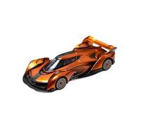Modelo De Coche Vintage McLaren Solus GT Hec, Edición Limitada Modelo Coche De Aleación Adorno Multicolor para Sala De Estudio Decoraciones De Mesa(Orange A)