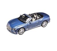 Modelo De Coche Vintage Miniatura Coche Bentley Continental GT 2019 Roadster Aleación Fundida Escala 1:18 Obra Arte Estática para El Hogar Decoraciones De Mesa