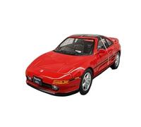 Modelo De Coche Vintage Modelo De Coche Aleación Estática Toyota MR2 1989 Escala 1/24 con Puerta Que Se Abre Decoración para Dormitorio Decoraciones De Mesa