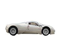 Modelo De Coche Vintage Modelo De Coche Aleación Pagani Utopia 1/32 con Sonido Y Luces Vehículo Carreras con Retroceso Adecuado para Cumpleaños Decoraciones De Mesa(Gray)