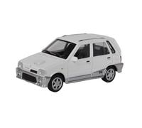 Modelo De Coche Vintage Modelo De Coche Aleación Sedán Suzuki Happy Prince Escala 1/64 Color Blanco con Espacio De Trabajo Completamente Cerrado Decoraciones De Mesa