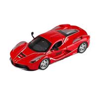 Modelo De Coche Vintage Modelo De Coche De Aleación A Escala 1:32 para Ferrari Rafael con Sonido Y Función De Retroceso De Colección Decoraciones De Mesa(Red A)