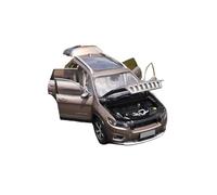 Modelo de Coche Vintage Modelo De Coche De Aleación SUV Cherokee 2020, Escala 1:18 Apto para Jugar En Interiores Y Exteriores Decoraciones de Mesa(Brown)