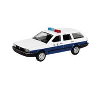 Modelo De Coche Vintage Modelo De Coche De Policía De Seguridad Pública En Versión De Viaje Santana Escala 1/64 De Aleación Color Blanco Decoraciones De Mesa