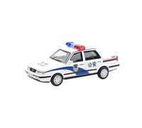 Modelo De Coche Vintage Modelo De Coche De Policía Seguridad Pública Volkswagen Jetta A Escala 1/64 Coche Juguete Fundido A Presión Modelo Sedán Decoraciones De Mesa(Blue B)