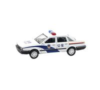 Modelo De Coche Vintage Modelo De Coche De Policía Seguridad Pública Volkswagen Jetta A Escala 1/64 Coche Juguete Fundido A Presión Modelo Sedán Decoraciones De Mesa(Blue A)