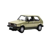 Modelo De Coche Vintage Modelo De Coche De Resina Volkswagen Golf GT1 A Escala 1/43 Adornos Dorados Moda Decoración del Hogar 1983 Decoraciones De Mesa