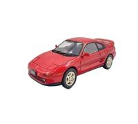 Modelo De Coche Vintage Modelo De Coche De Simulación A Escala 1:43 para Toyota MR2 (SW20) De 1989 con Decoración Roja Decoraciones De Mesa