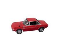 Modelo De Coche Vintage Modelo De Coche Lancia Fulvia 1.6Hf 1969 Escala 1/43 Decoración De Metal Rojo Recuerdo Nostálgico para Adultos Decoraciones De Mesa