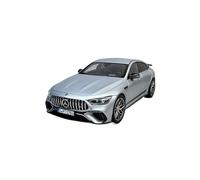 Modelo De Coche Vintage Modelo De Coche Mercedes-AMG GT63 4Matic 2021 Aleación Plateada Proceso De Fundición A Presión Escala 1:18 Decoraciones De Mesa