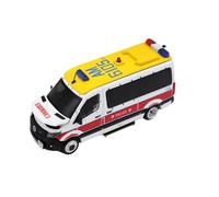 Modelo de Coche Vintage Modelo De Coche Mercedes Benz Sprinter A Escala 1/64 Vehículo Policial De Aeropuerto Juguetes De Colección Decoraciones de Mesa