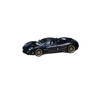 Modelo De Coche Vintage Modelo De Coche Pagani Utopia De Aleación con Diseño De Carbono Negro Vitrina De Exhibición 1/64 Decoraciones De Mesa