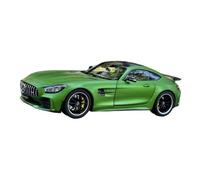 Modelo De Coche Vintage Modelo De Sedán Clásico Aleación A Gran Escala Mercedes-Benz AMG GTR2019 Escala 1/18 Decoración del Espacio De Trabajo Decoraciones De Mesa(Green)
